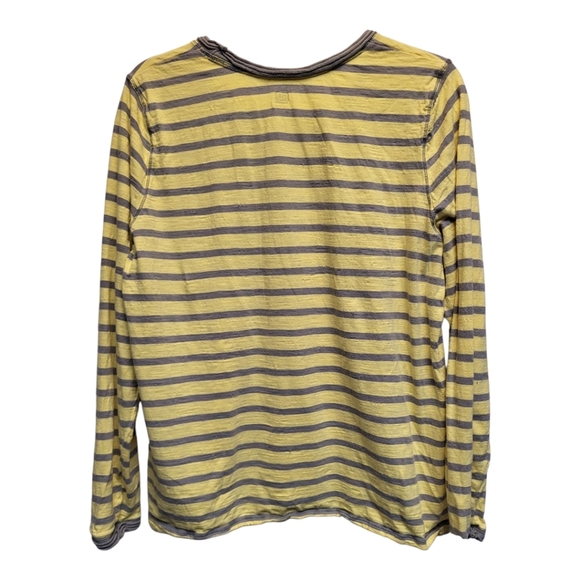 SJB Active Yellow and Gray Long Sleeve Tee for Effortless Style- Size XL - Picture 2 of 4